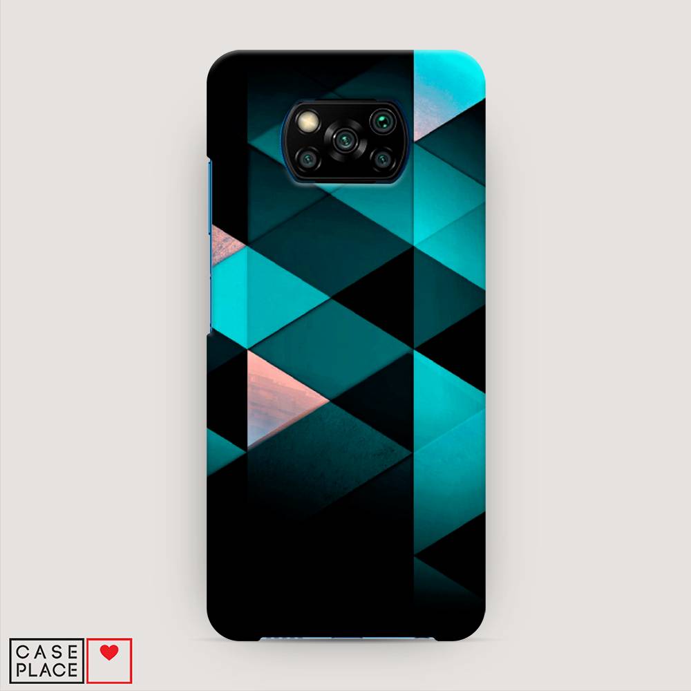 

Пластиковый чехол "Геометрия 16" на Xiaomi Poco X3 NFC, 39220-2