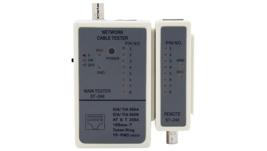 Тестер локальной сети CARCAM CT248 аналоговый тестер изоляции и электропроводимости dt 5503