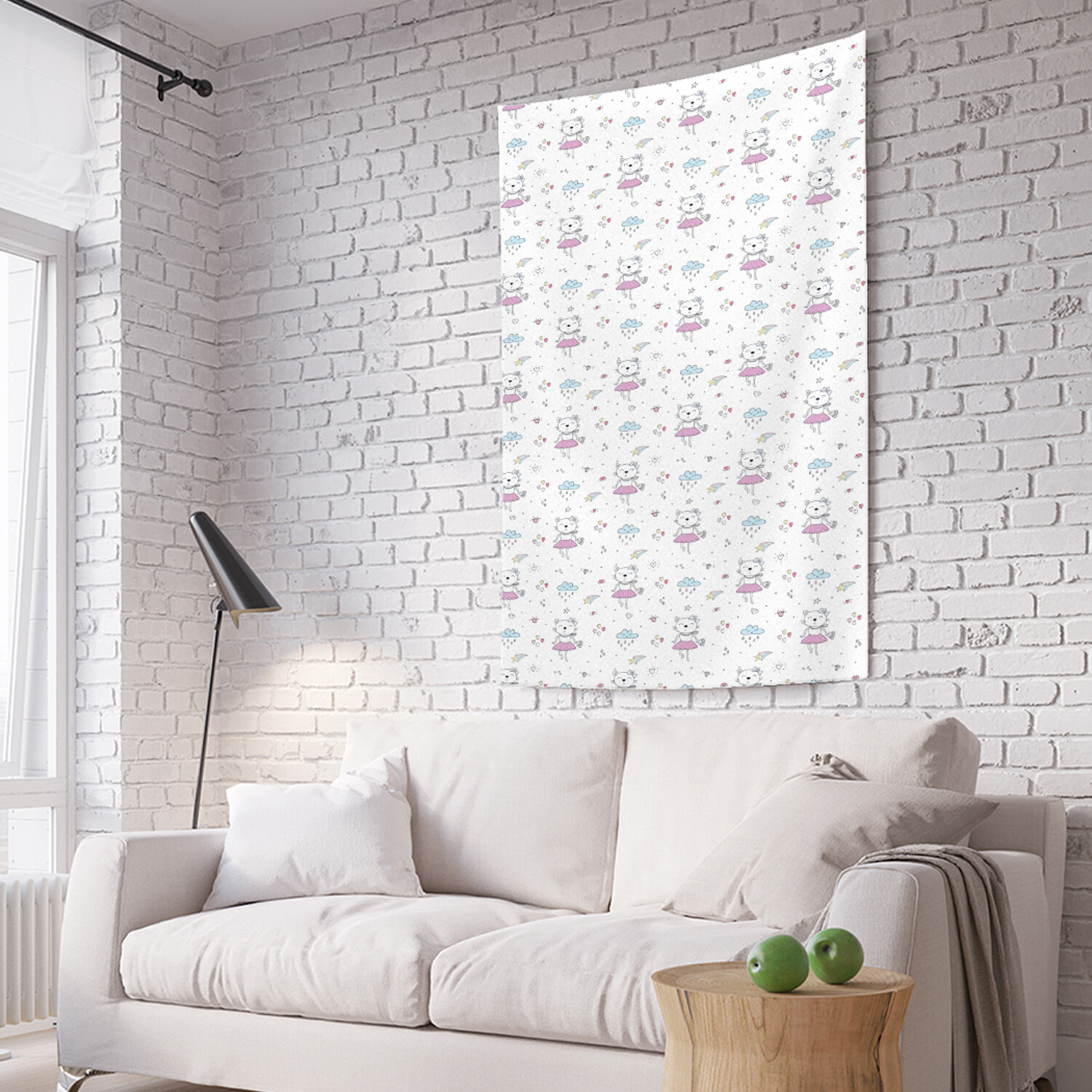 

Вертикальное фотопанно на стену JoyArty Кошечка в юбочке 150x200 см, Кошечка в юбочке