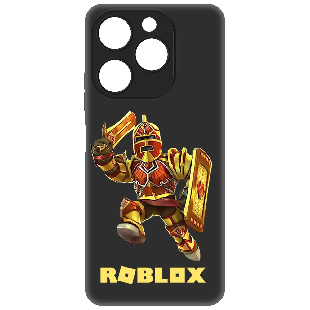 

Чехол-накладка Krutoff Soft Case Roblox-Рэдклифф для Itel A70 черный