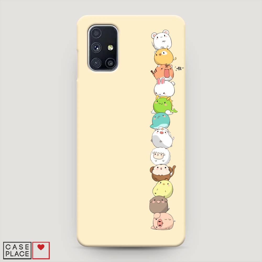

Пластиковый чехол "Питомцы Чиби" на Samsung Galaxy M51, 2101520-1