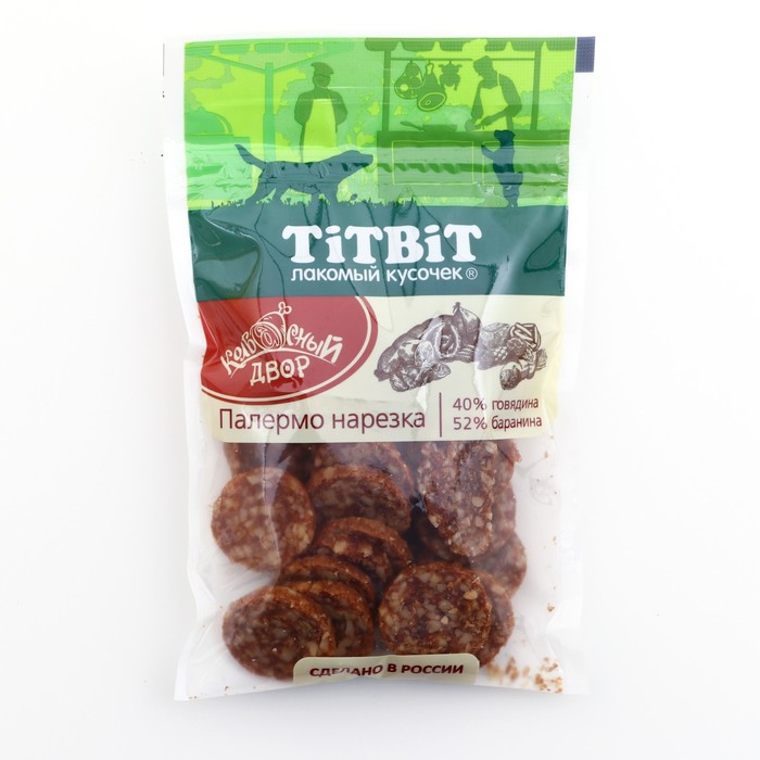 

Лакомство для собак Titbit нарезка Палермо, 80 г
