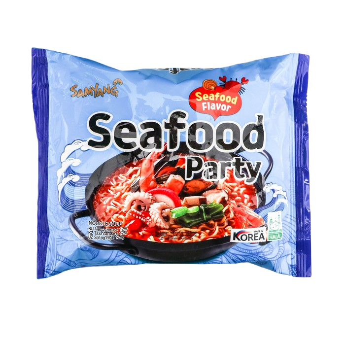 

Лапша СИФУД ПАТИ со вкусом морепродуктов 125г м/у