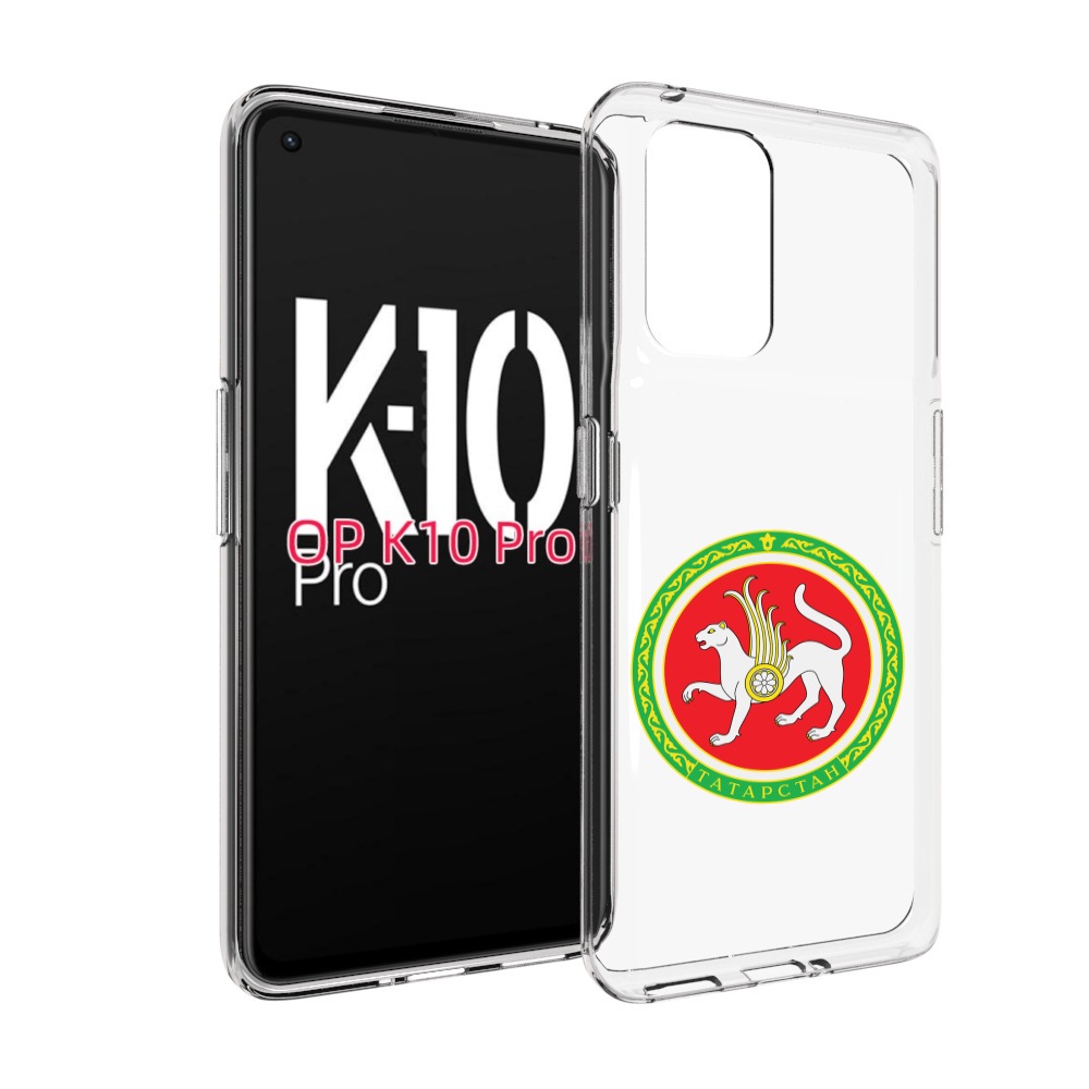 

Чехол MyPads герб-татарстан-казань для OPPO K10 Pro, Прозрачный, Tocco