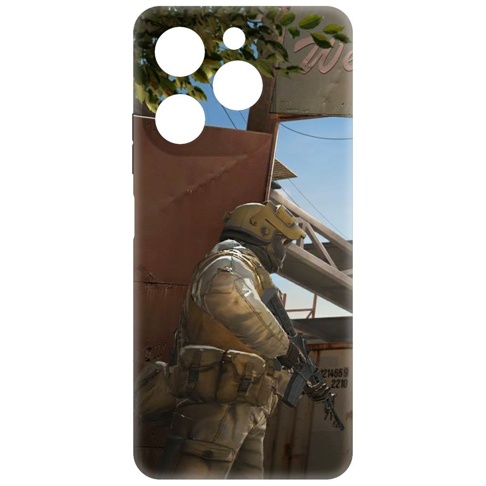

Чехол-накладка Krutoff Soft Case Cтандофф 2 (Standoff 2) - Rust для Itel A70 черный