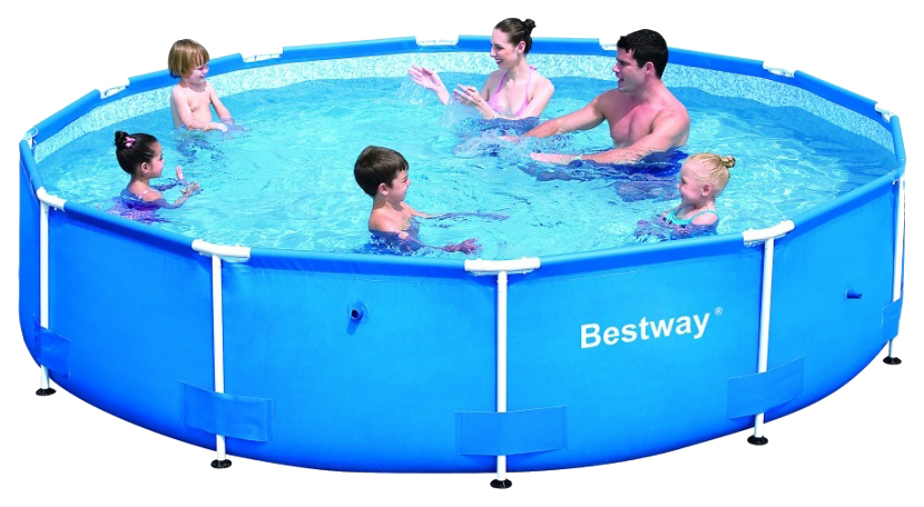 

Каркасный бассейн Bestway Steel Pro 56415 366х366х76 см, Синий, Steel Pro