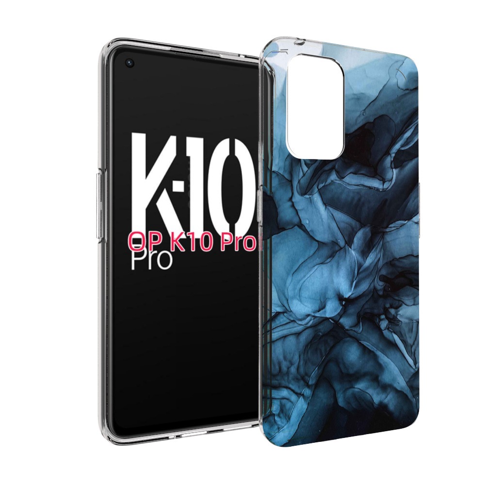 

Чехол MyPads голубой дымок для OPPO K10 Pro, Прозрачный, Tocco