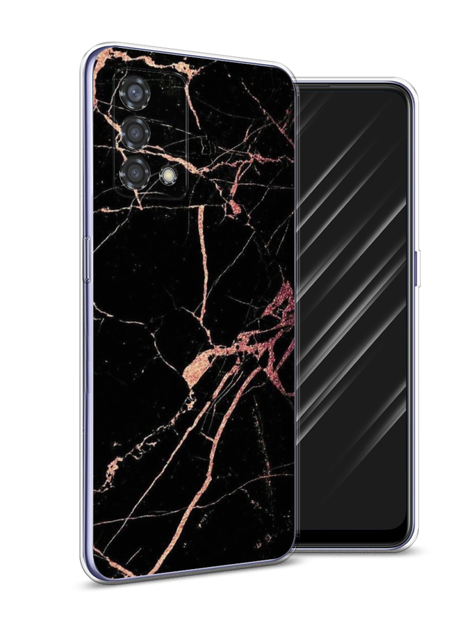 

Чехол Awog на Oppo Reno 6 Lite "Мрамор розовое золото", Разноцветный, 259550-3