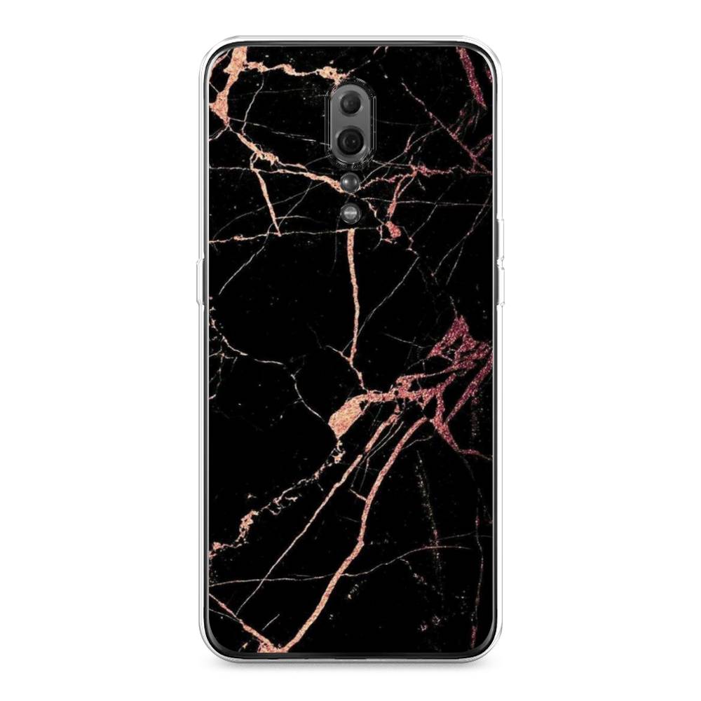 Чехол Awog на Oppo Reno Z Мрамор розовое золото