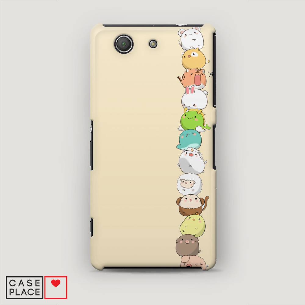

Пластиковый чехол "Питомцы Чиби" на Sony Xperia Z3 compact, 52020-1