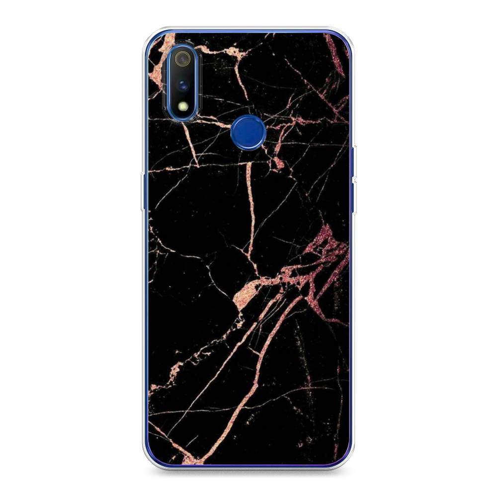 

Чехол Awog на Realme 3 Pro "Мрамор розовое золото", Разноцветный, 251250-3