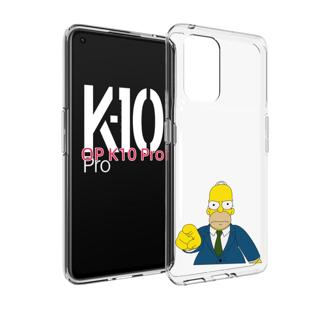 

Чехол MyPads гомер-злой для OPPO K10 Pro, Прозрачный, Tocco