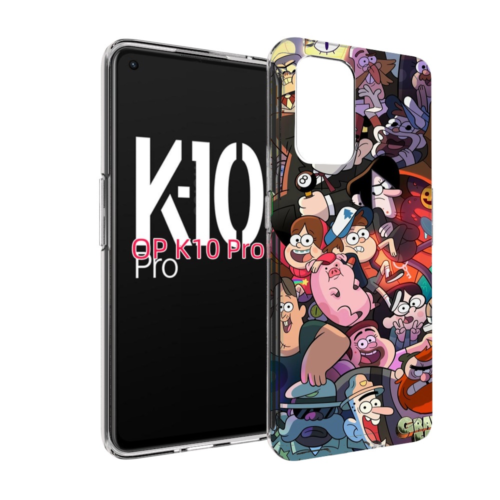 

Чехол MyPads гравити-фолз для OPPO K10 Pro, Прозрачный, Tocco