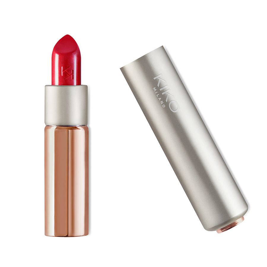 Помада Kiko Milano Glossy dream sheer lipstick глянцевая прозрачная 207 Poppy Red 3,5 г