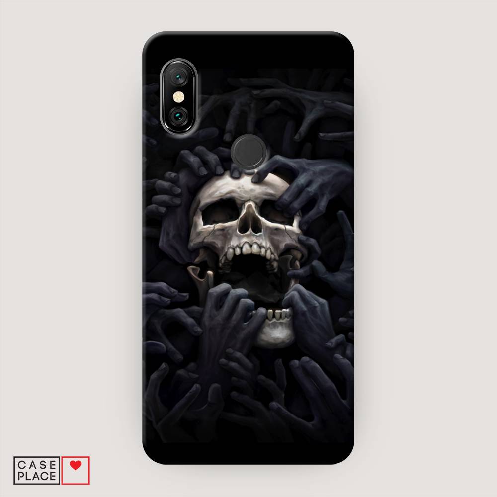 фото Пластиковый чехол "череп 29" на xiaomi redmi note 6 pro awog