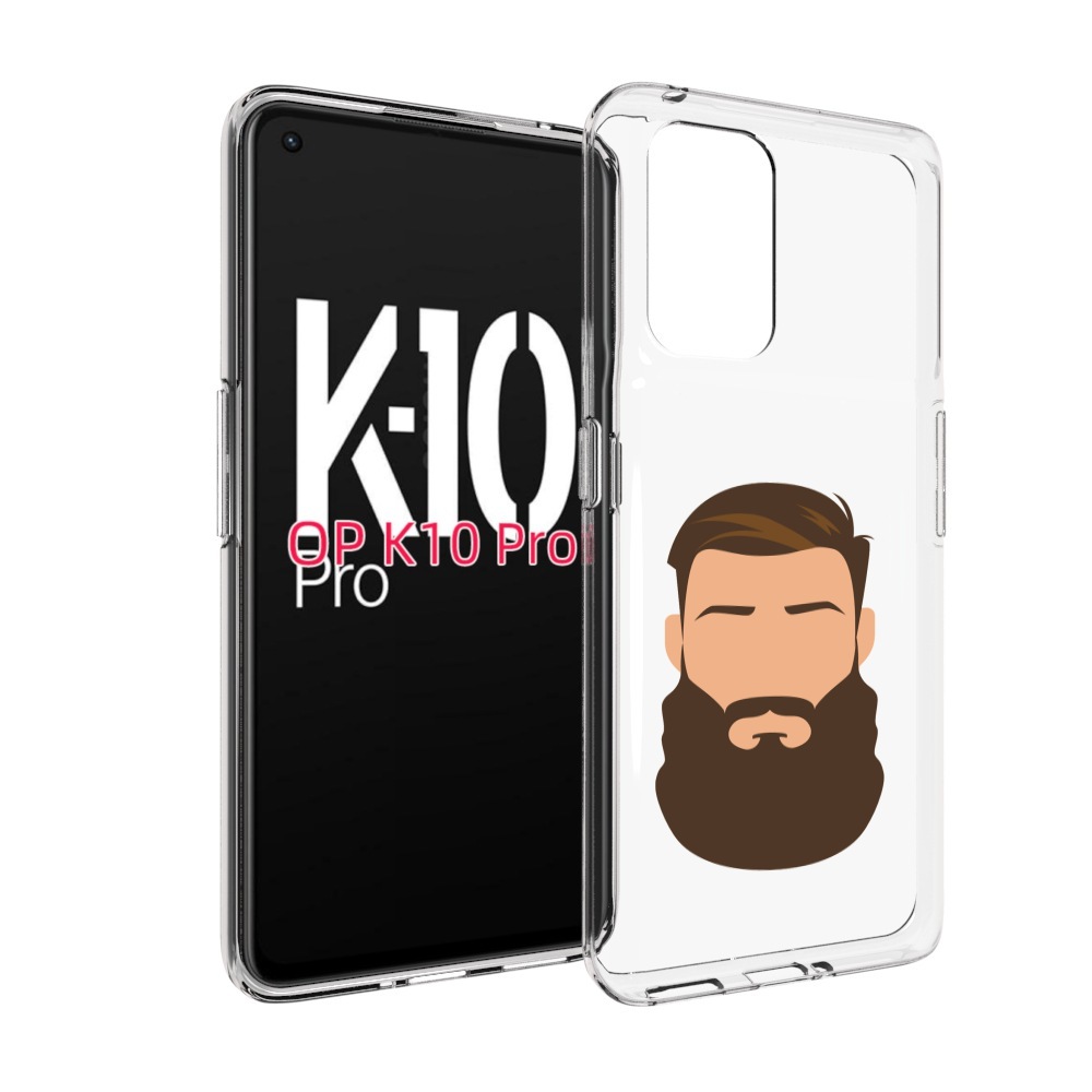 

Чехол MyPads густая-борода для OPPO K10 Pro, Прозрачный, Tocco