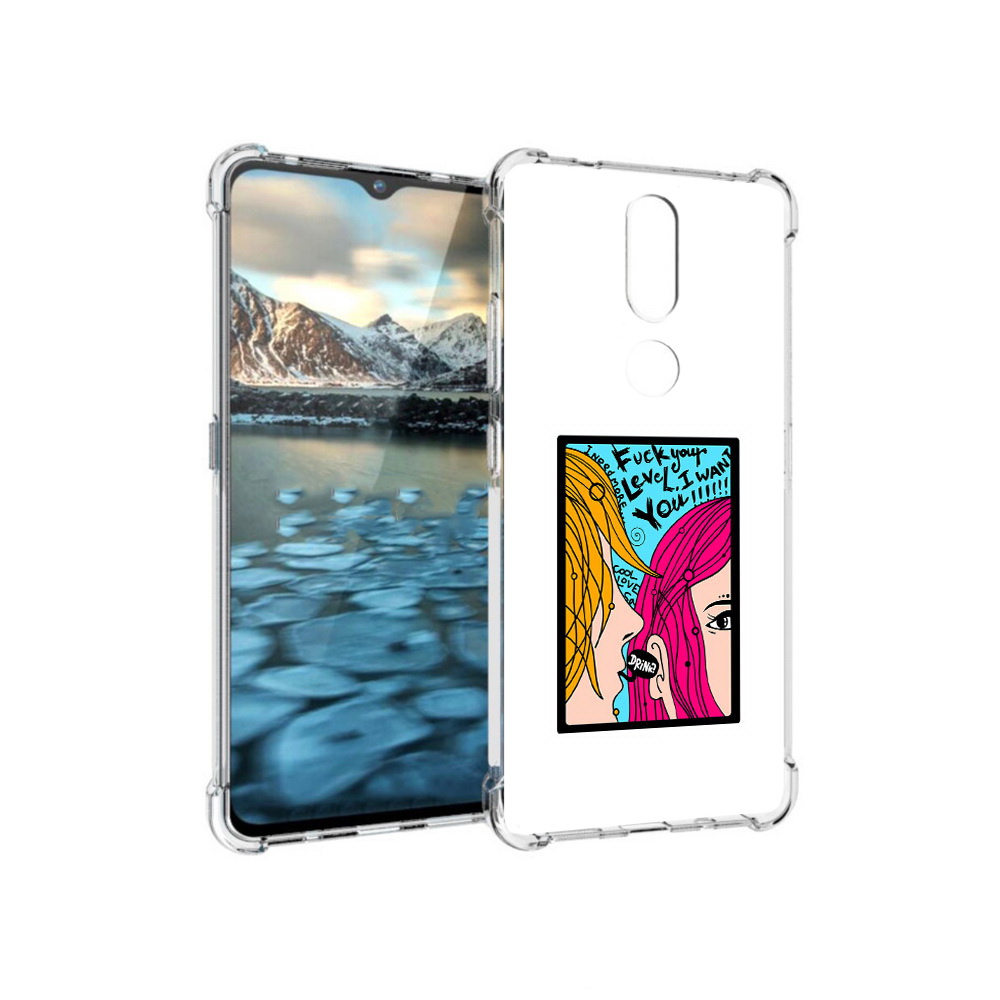 

Чехол MyPads Tocco для Nokia 2.4 Выпьем (PT227049.107.51), Прозрачный, Tocco