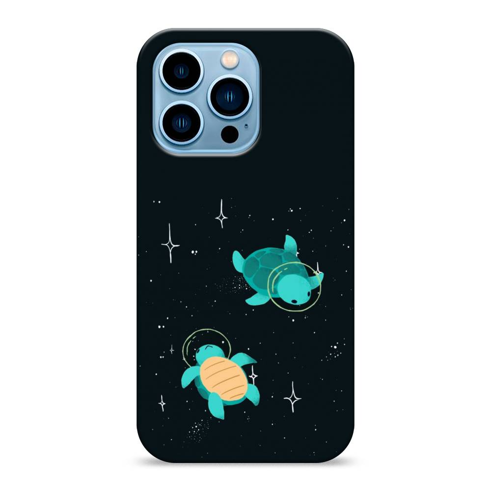

Пластиковый чехол "Черепашки космонавты" на Apple iPhone 13 Pro, 14320-3