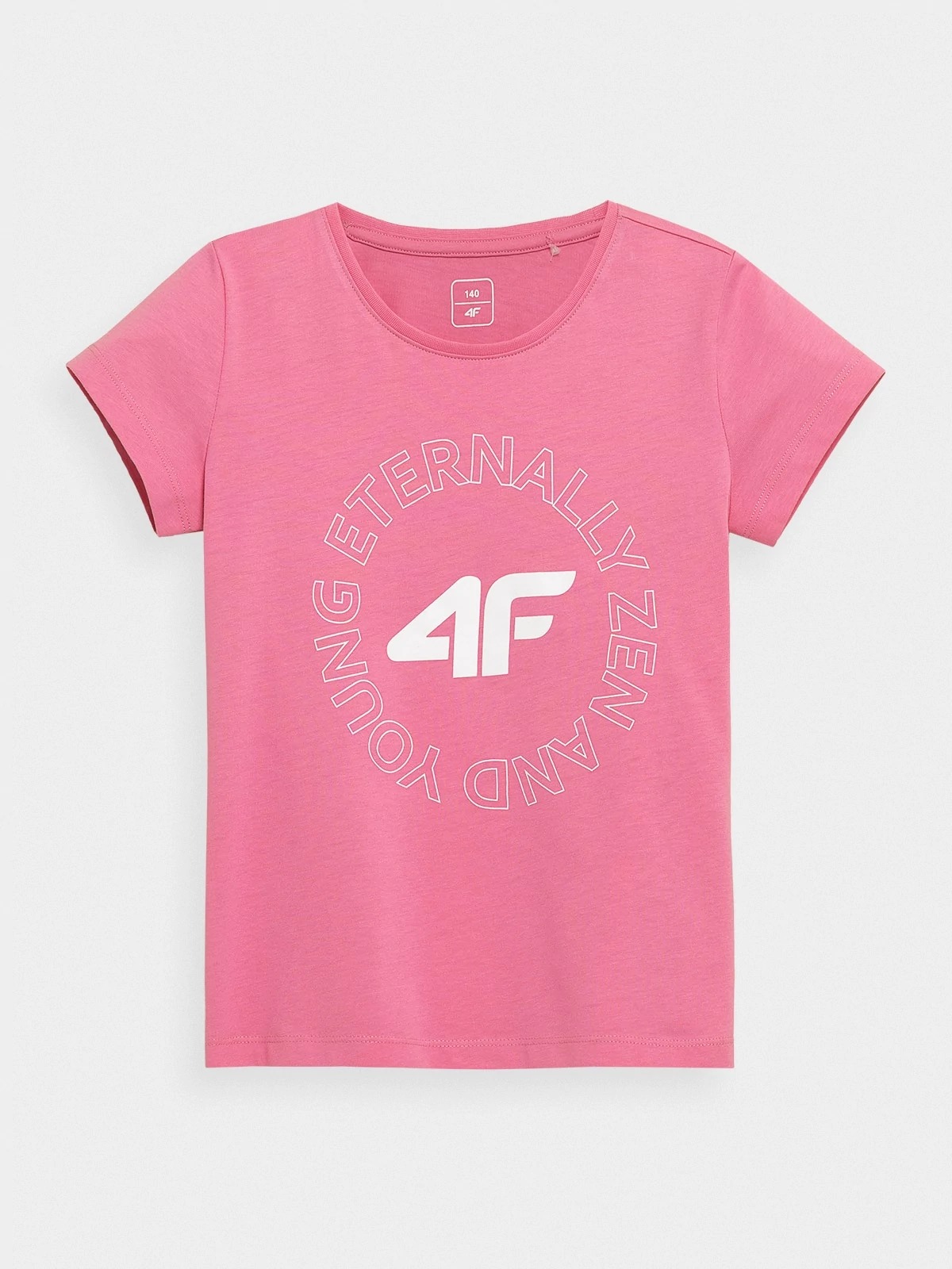 фото Футболка 4f girl's t-shirts hjz21-jtsd002-54s цв.розовый р. 152