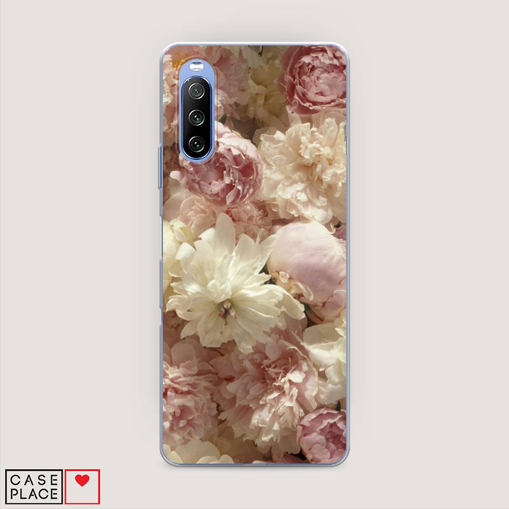 

Чехол Awog на Sony Xperia 10 III "Пионы светлые", Разноцветный, 54950-8