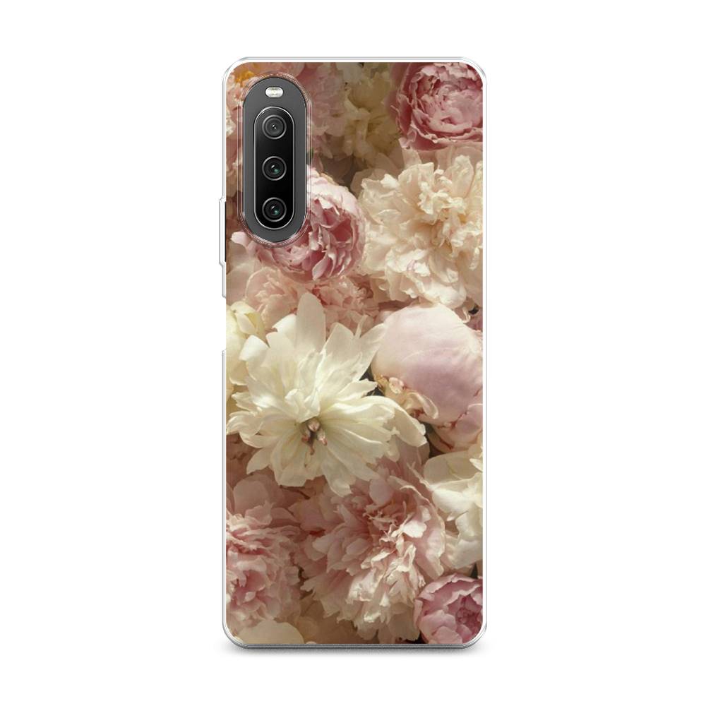 

Чехол Awog на Sony Xperia 10 IV "Пионы светлые", Разноцветный, 55250-8