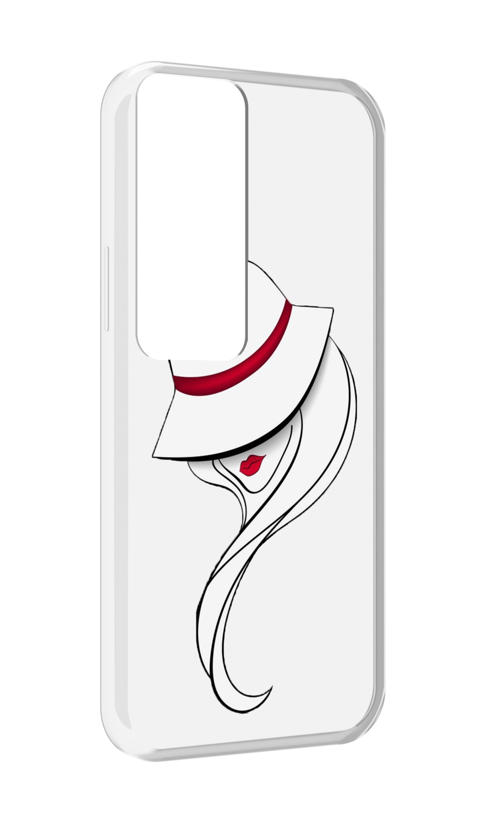 

Чехол MyPads Лого женский для Tecno Pova Neo 2, Прозрачный, Tocco