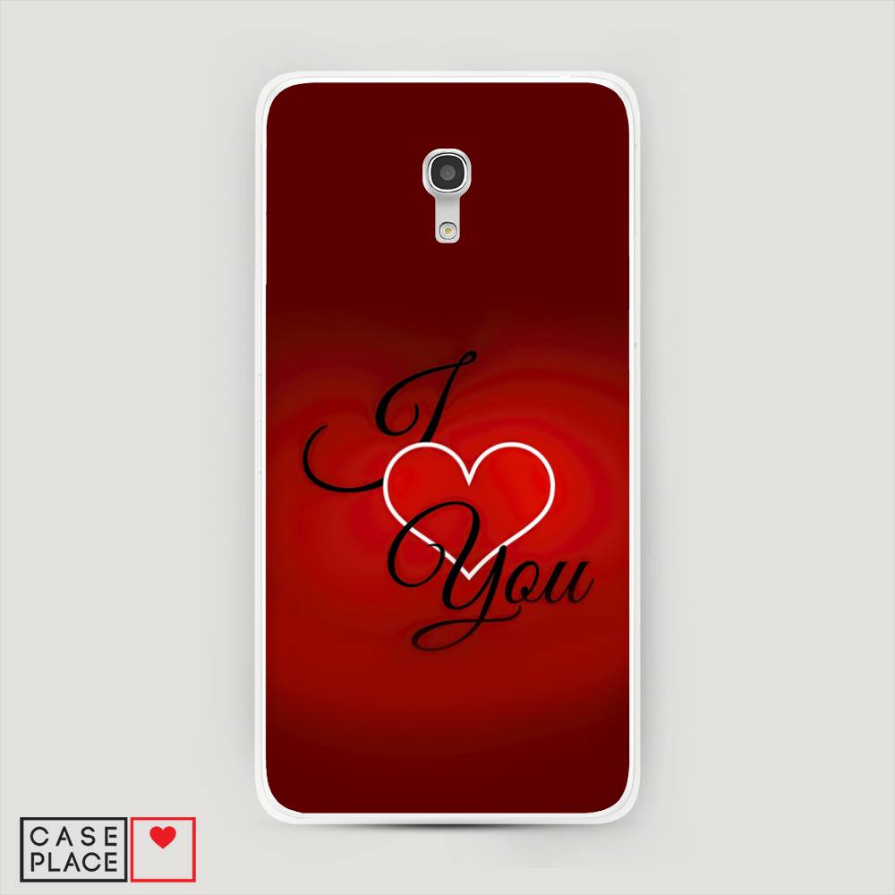 

Чехол Awog на Alcatel Pixi 4 (5) 5045D / Алкатель Pixi 4 (5) 5045D "I love you 3", 170250-6