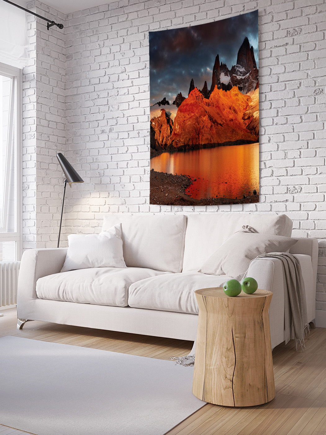 

Вертикальное фотопанно на стену JoyArty Ночные горы 100x150 см, Ночные горы