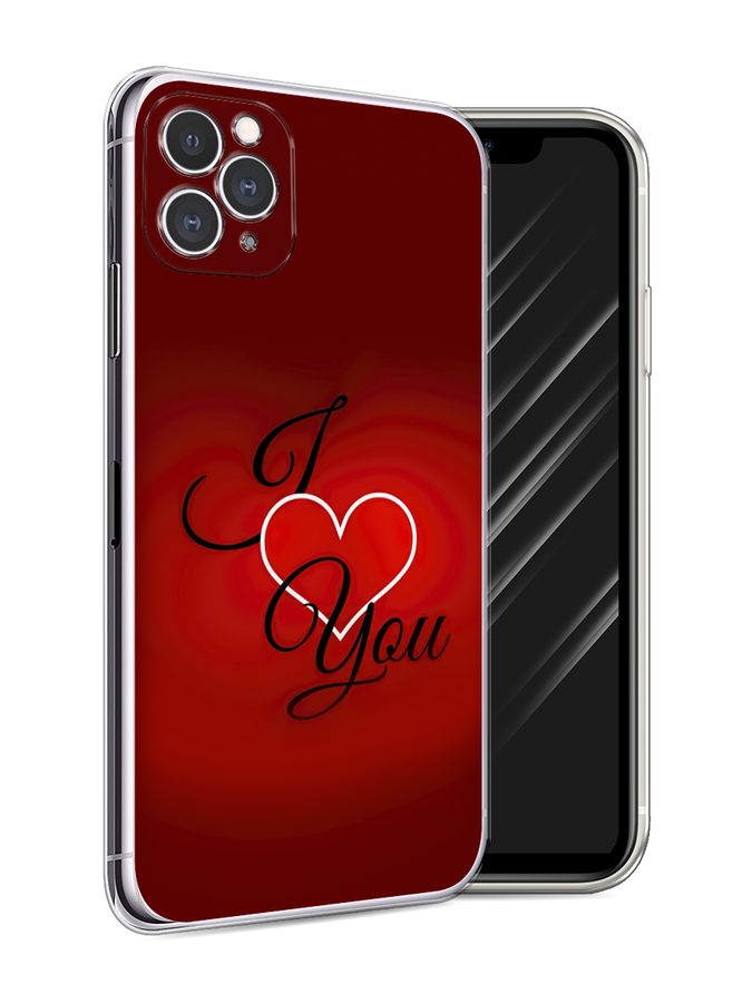 

Чехол Awog на Apple iPhone 11 Pro Max / Айфон 11 Pro Max "I love you 3", Разноцветный, 12250-6