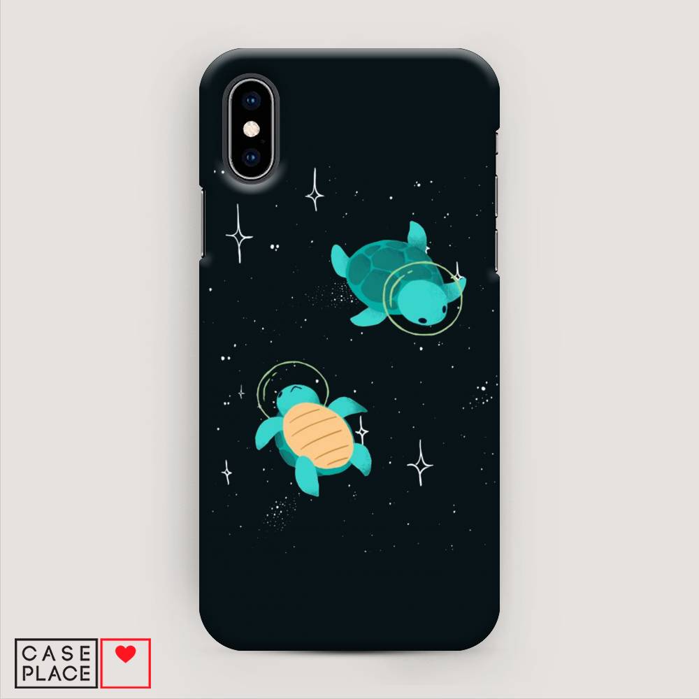 

Пластиковый чехол "Черепашки космонавты" на Apple iPhone X (10), 11020-3