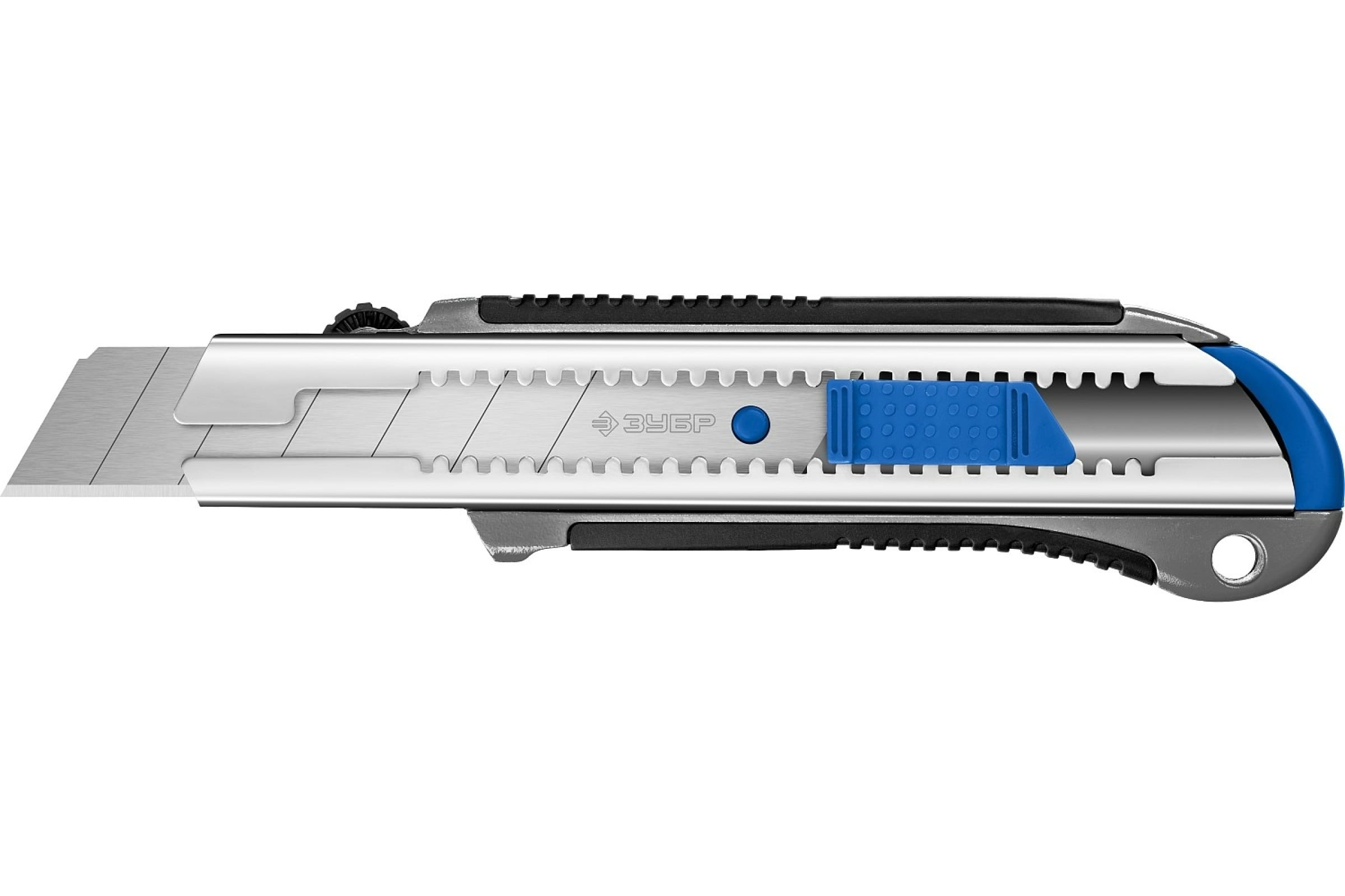 Нож ЗУБР Профессионал ТИТАН-25, металлический, с автостопом, лезвия 25 мм скребок металлический beorol двухкомпонентная рукоятка 95 мм