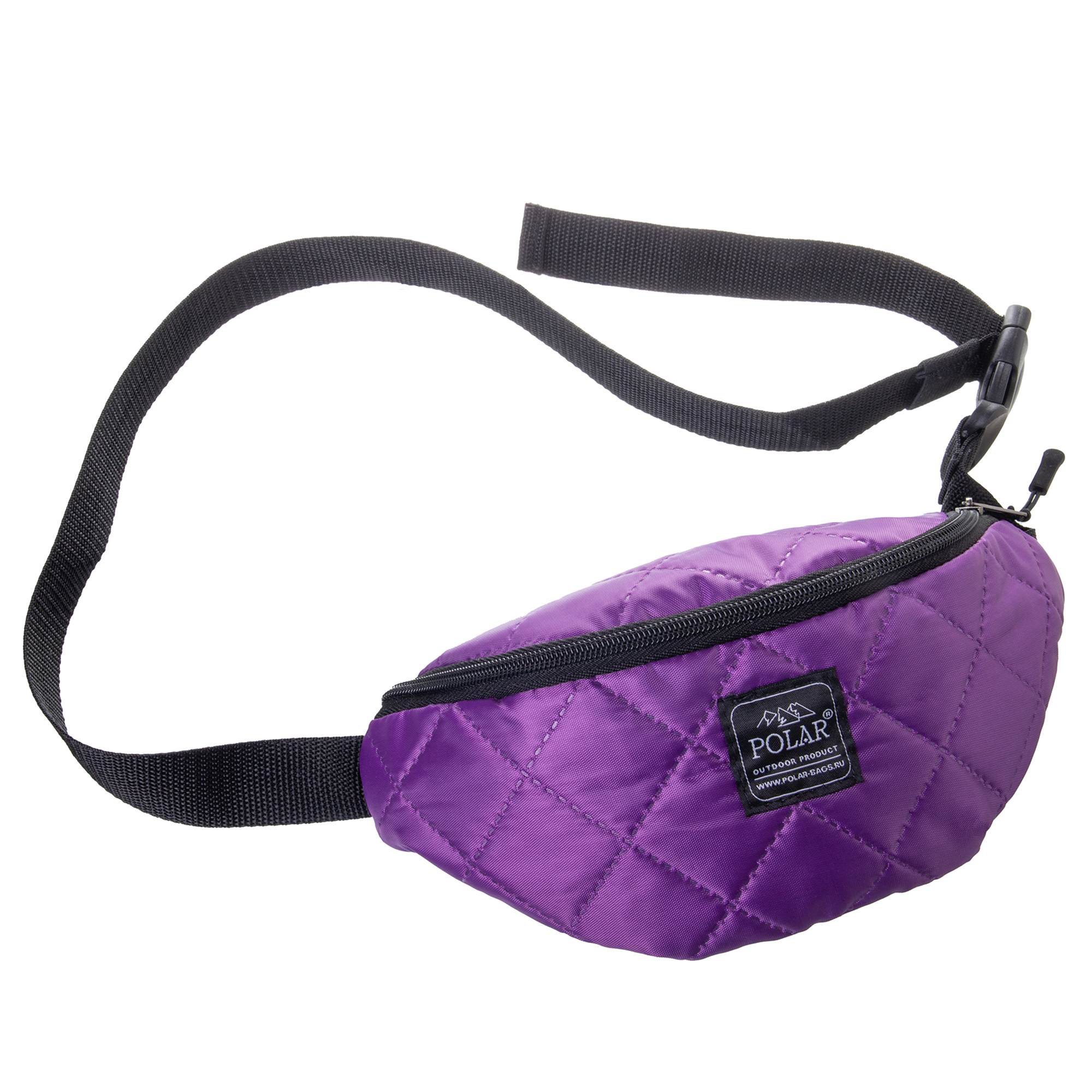 Поясная сумка женская Polar П17002т, фиолетовый