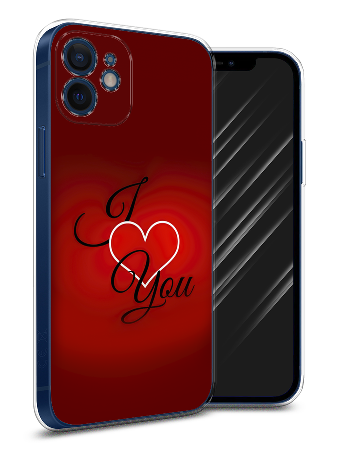 

Чехол Awog на Apple iPhone 12 mini / Айфон 12 mini "I love you 3", Разноцветный, 12650-6