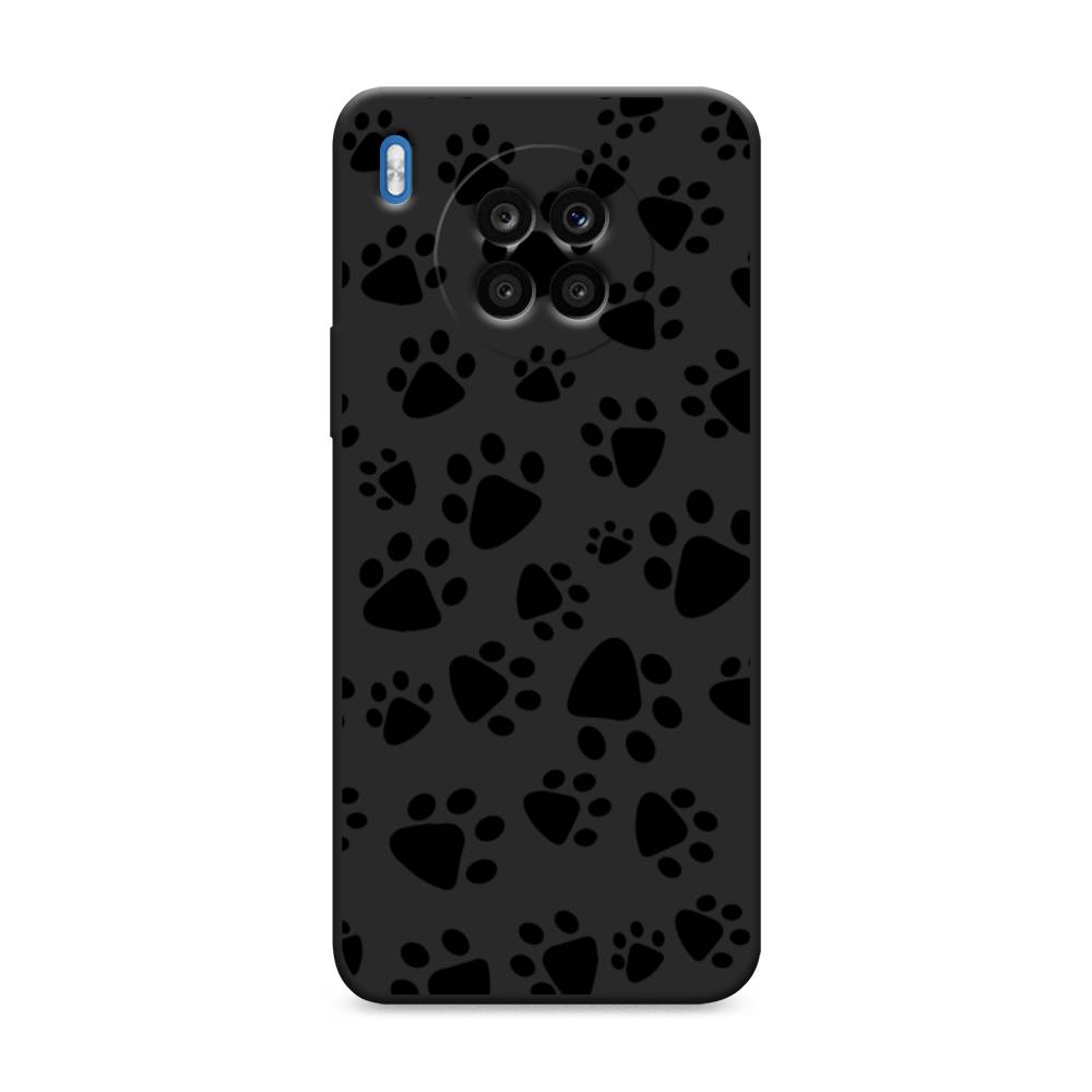 

Чехол Awog на Huawei Nova 8i "Лапки черные", Разноцветный, 6106352-1