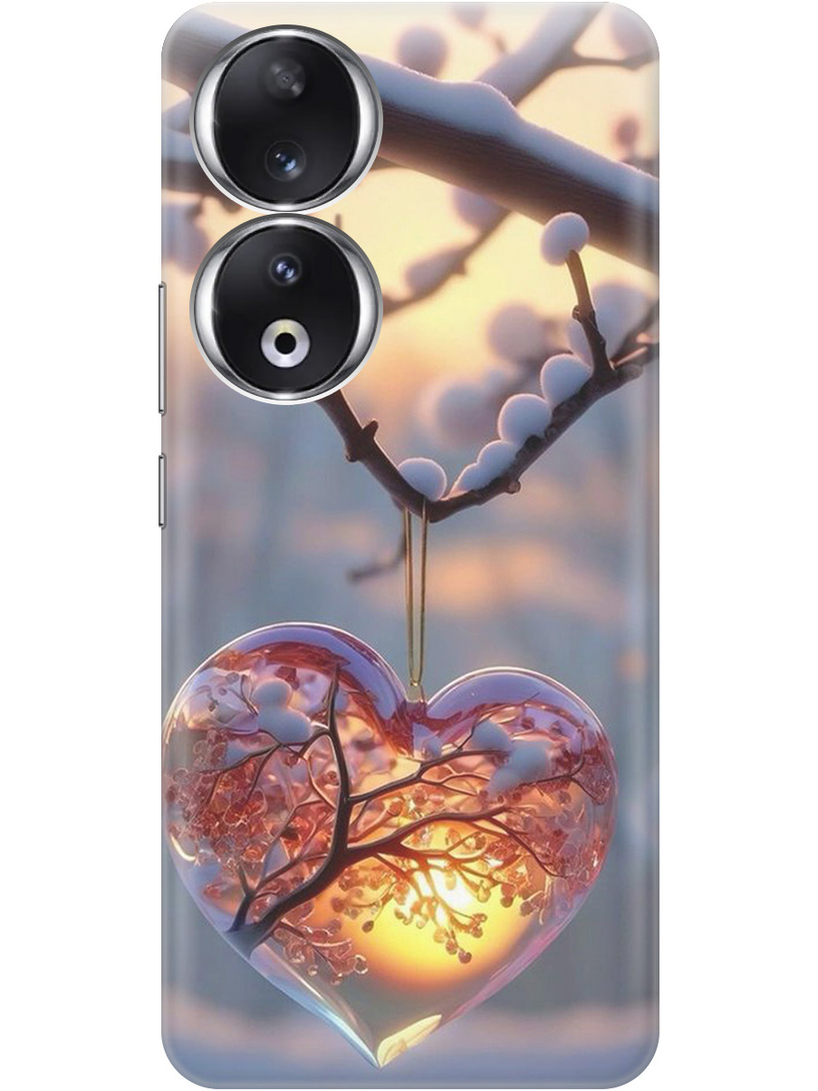 

Силиконовый чехол на Honor 90 с принтом "Ледяное сердце", Прозрачный;белый;желтый;оранжевый, 772618191