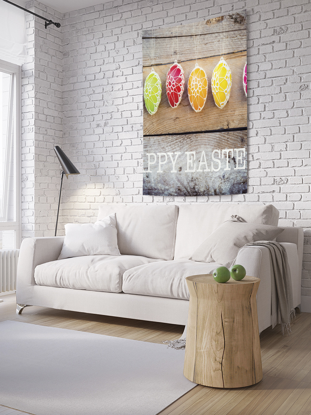 

Вертикальное фотопанно на стену JoyArty Пасхальная стена 100x150 см, Пасхальная стена