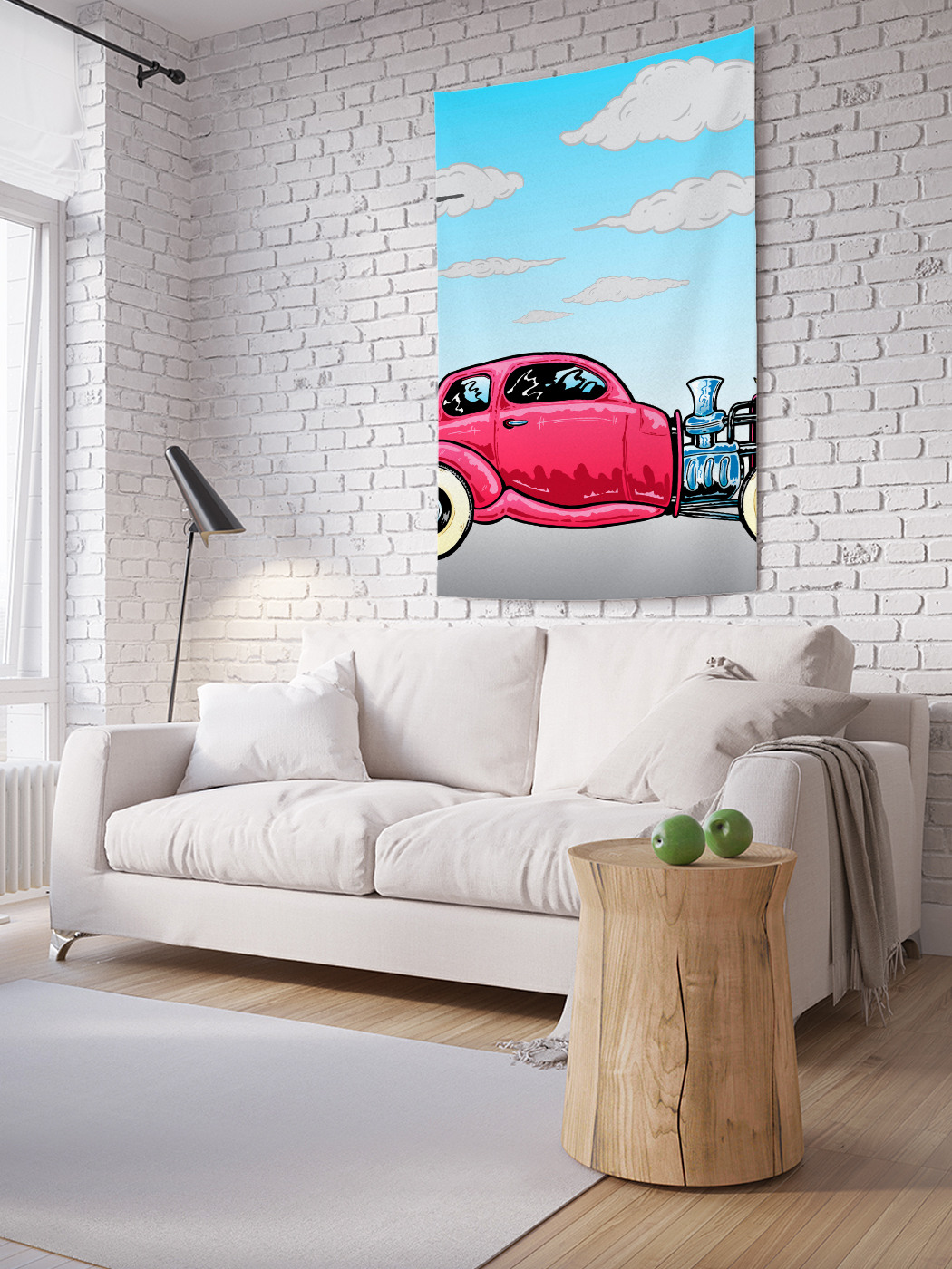 

Вертикальное фотопанно на стену JoyArty Ретро драгстер 100x150 см, Ретро драгстер
