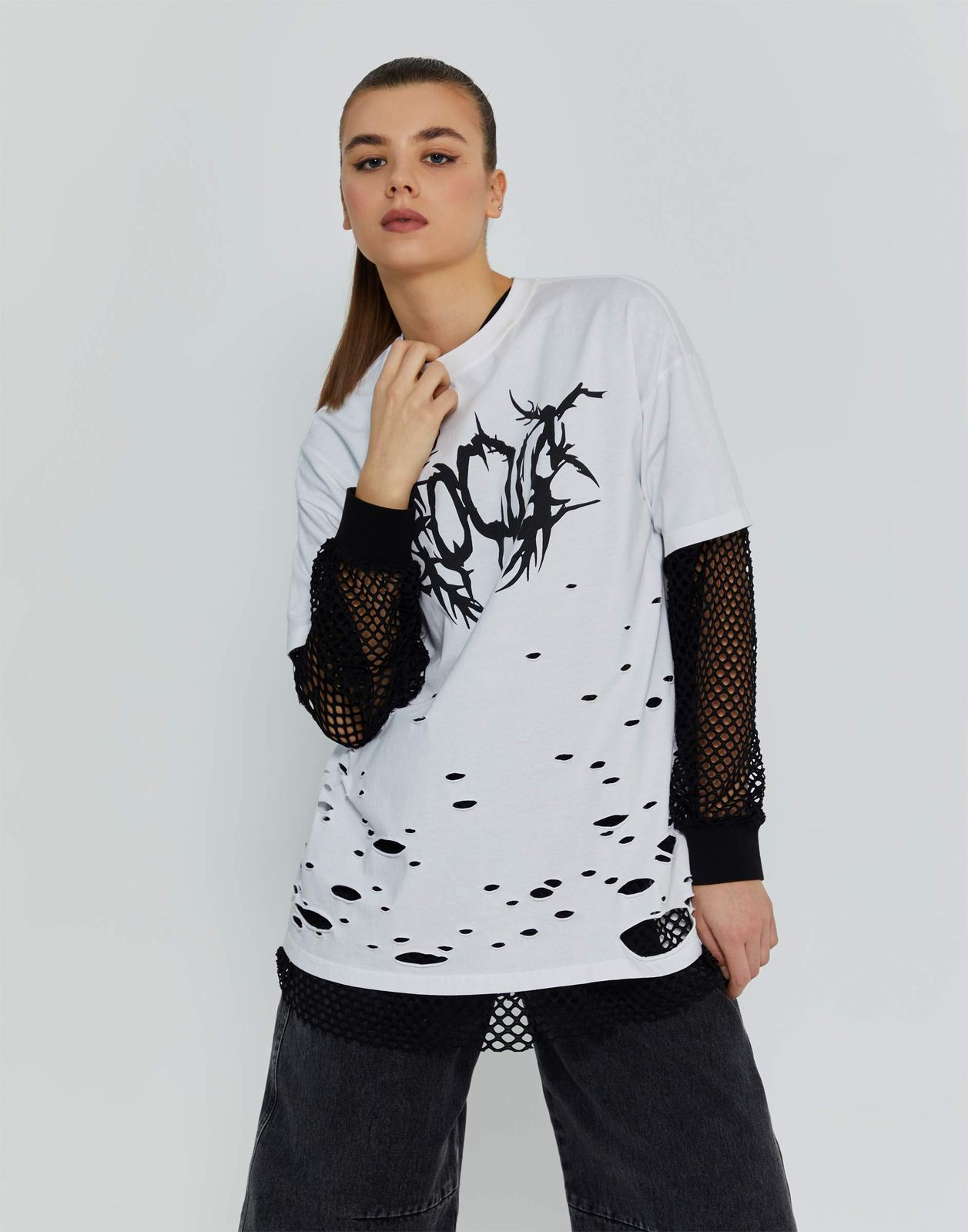 

Футболка для девочки Gloria Jeans GKT023052 белый 12-14л/164, GKT023052
