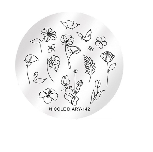 

Диск для стемпинга Nicole Diary ND-142