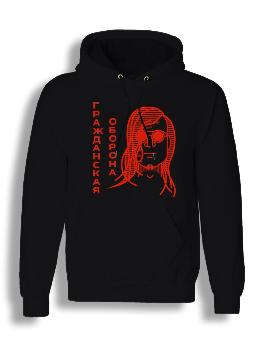 

Худи унисекс СувенирShop Рок-группа Гражданская оборона/Летов 2 черное S, Черный, "Рок-группа Гражданская оборона/Летов" 2