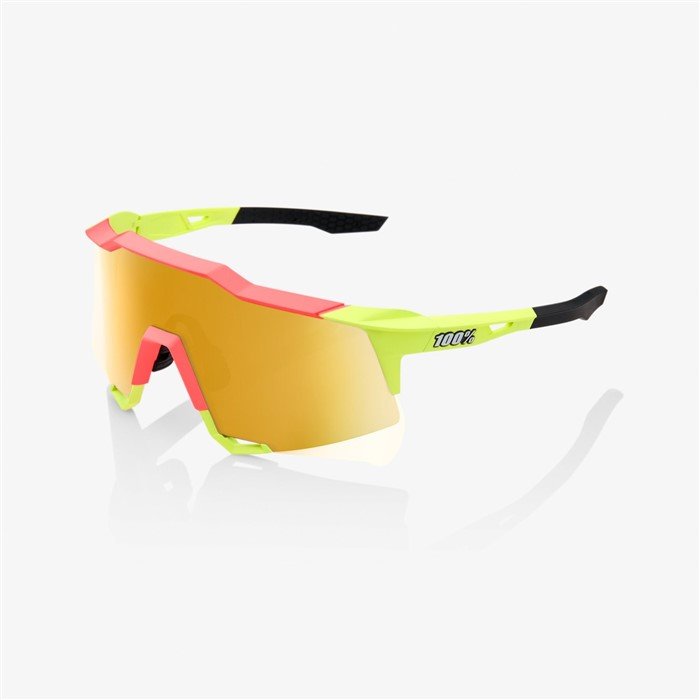 

Очки спортивные 100% Speedcraft Matte Washed Out Neon Yellow / Flash Gold Mirror Lens, Белый, Speedcraft