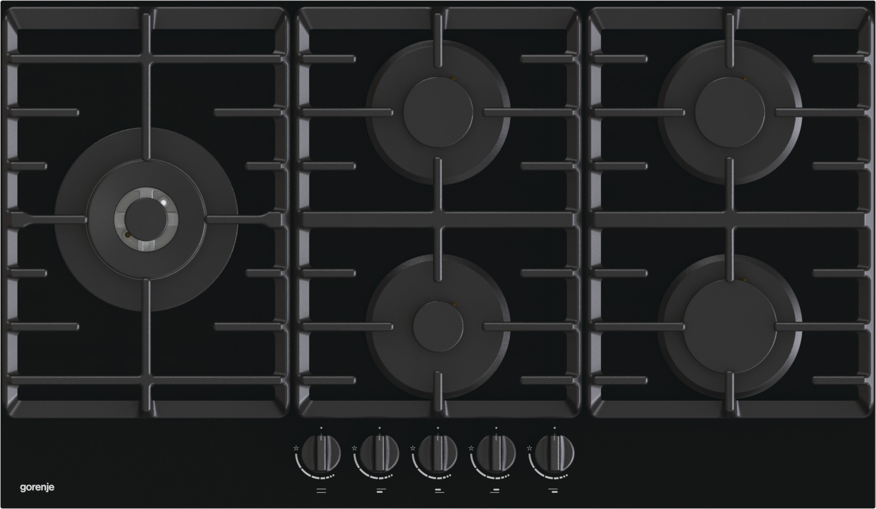 

Встраиваемая варочная панель газовая Gorenje GCW951B черный, GCW951B
