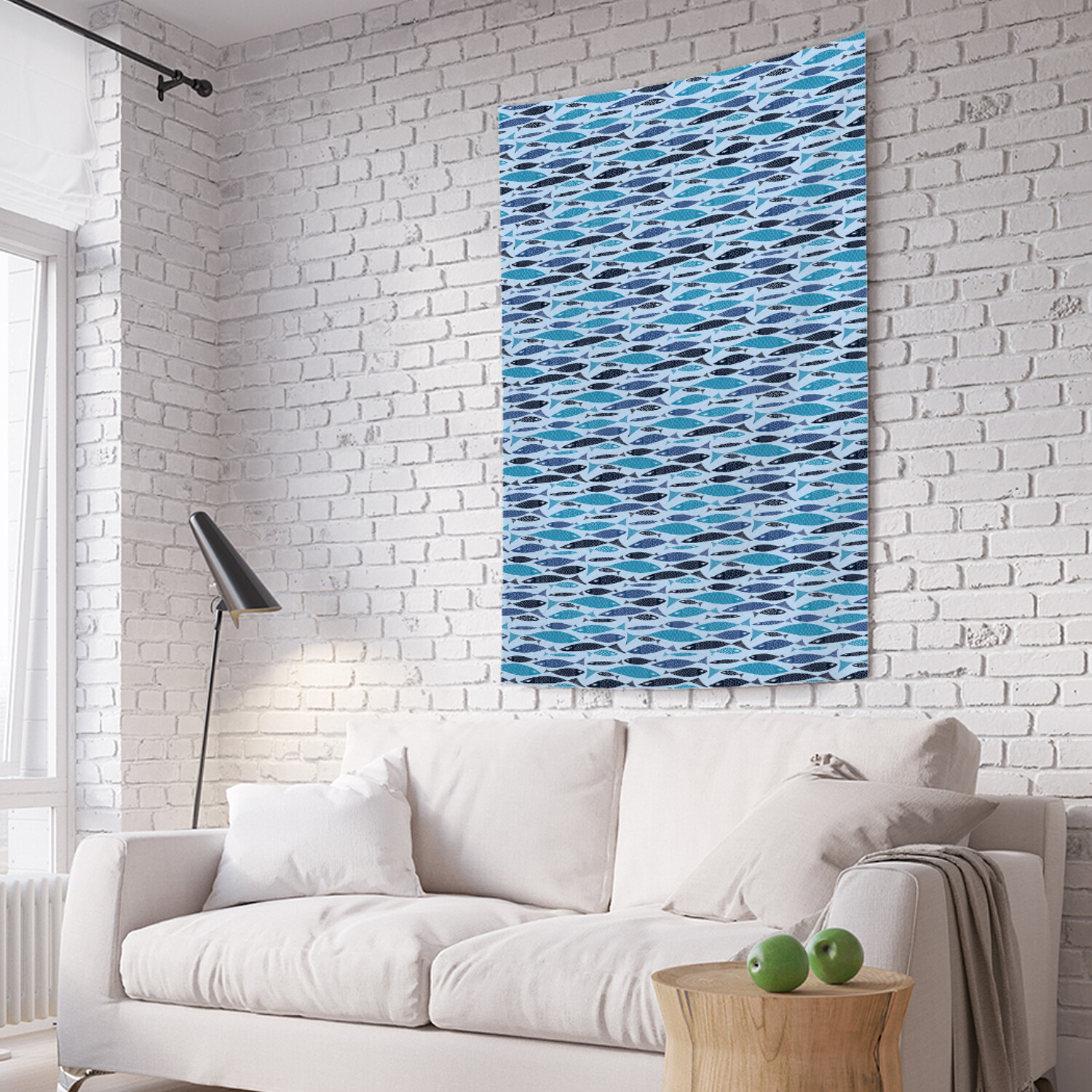 

Вертикальное фотопанно на стену JoyArty Рыбный стиль 150x200 см, Рыбный стиль