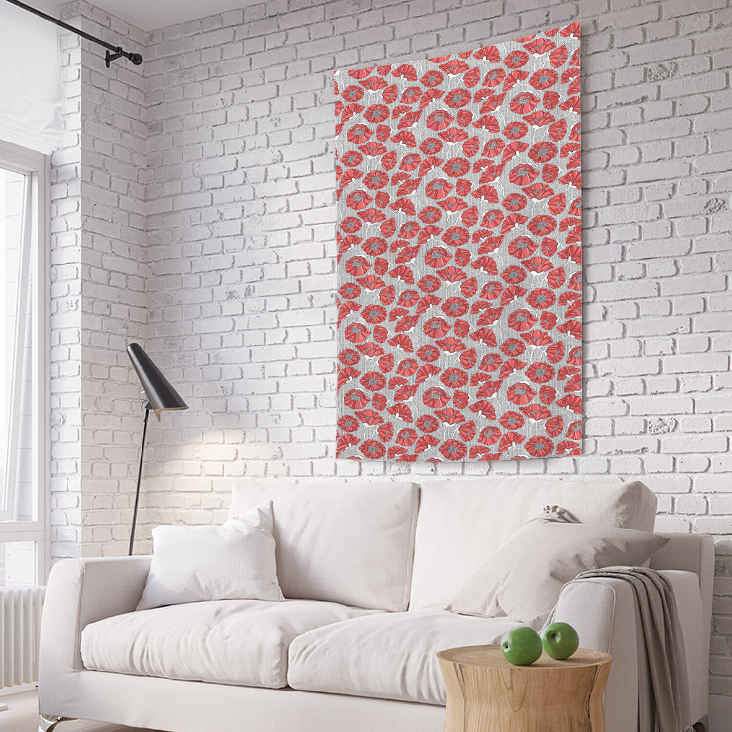 

Вертикальное фотопанно на стену JoyArty Фактурные маки 150x200 см, Фактурные маки