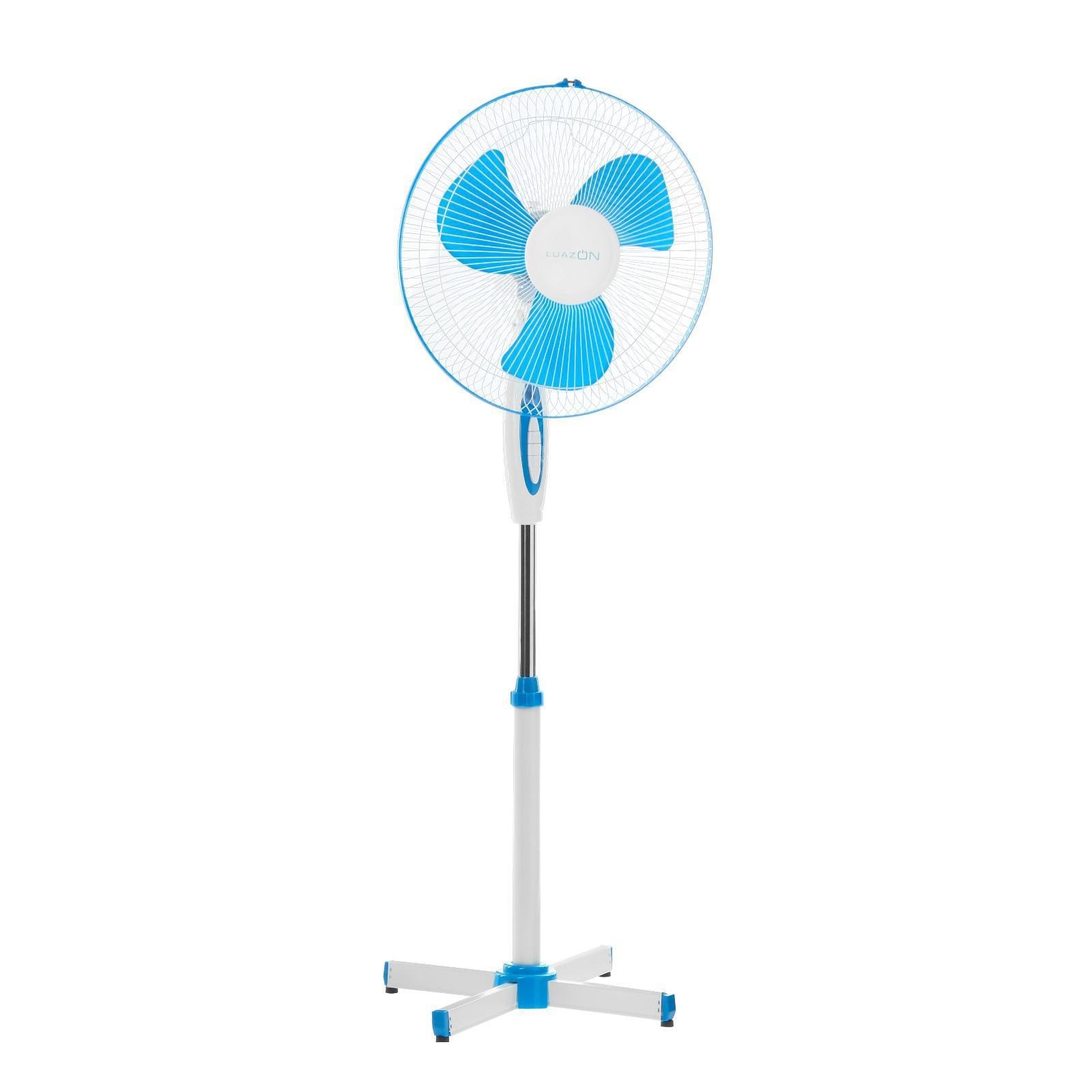 Вентилятор ручной Luazon LOF-01 белый; голубой вентилятор lofans desktop circulation fan голубой