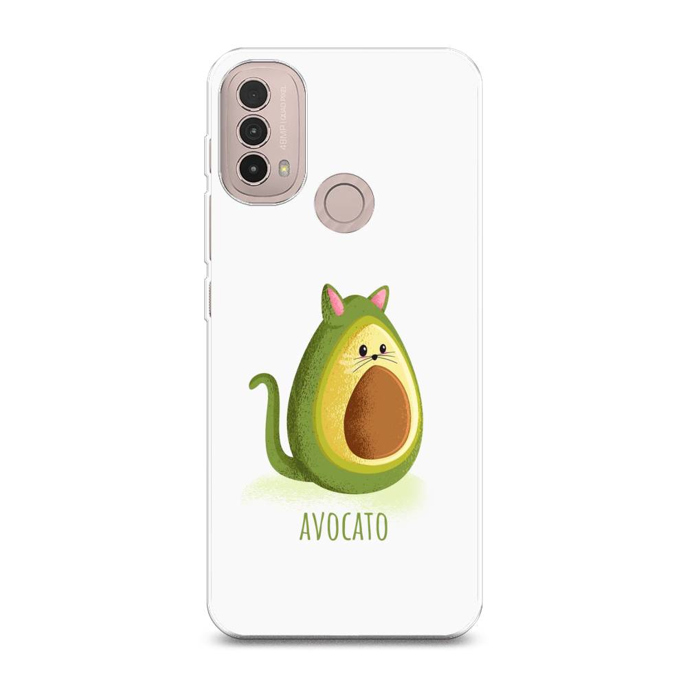 фото Силиконовый чехол "avocato" на motorola moto e40 awog