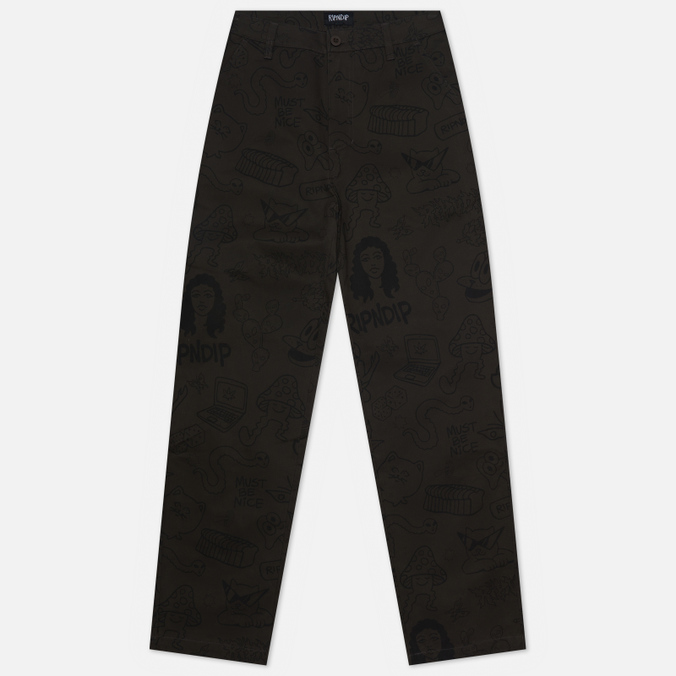 

Брюки мужские Ripndip RND9313 коричневые 36 EU, RND9313