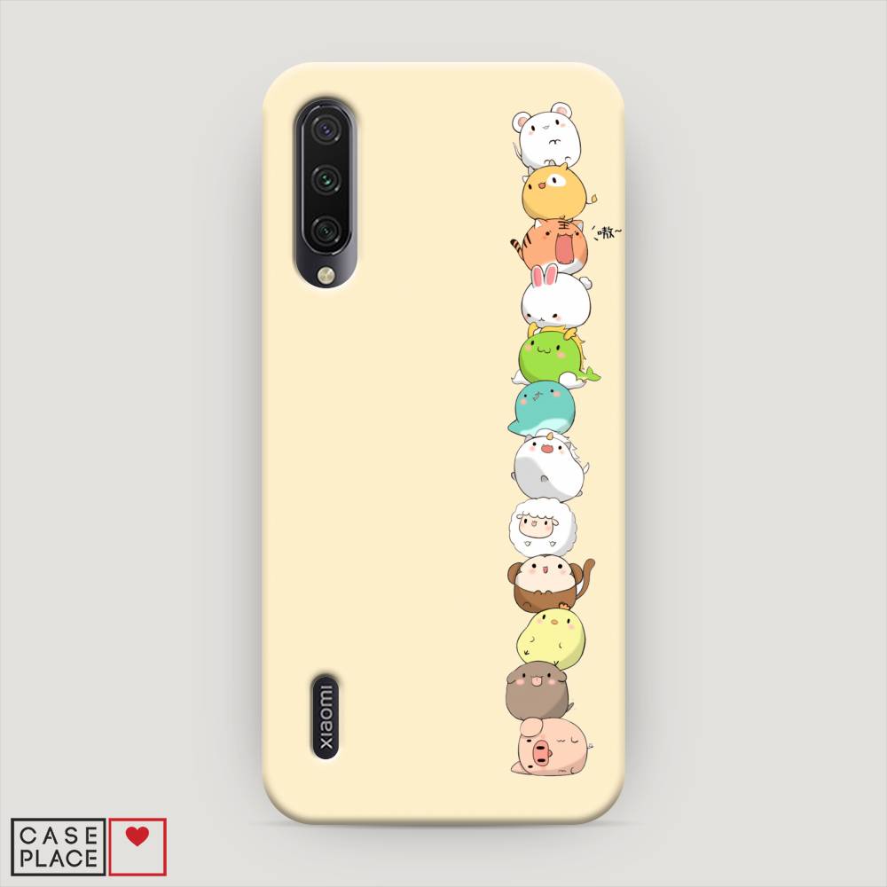 

Пластиковый чехол "Питомцы Чиби" на Xiaomi Mi CC9E, 35920-1