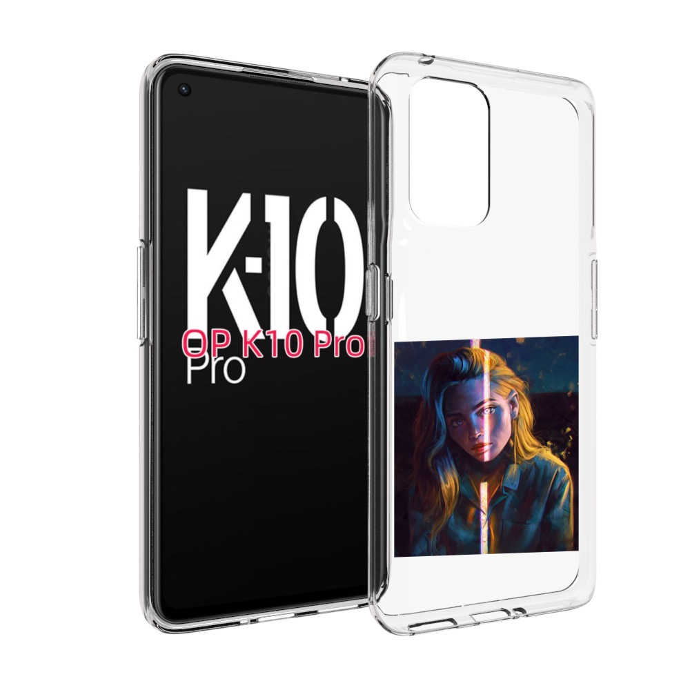 

Чехол MyPads девушка-в-тени для OPPO K10 Pro, Прозрачный, Tocco