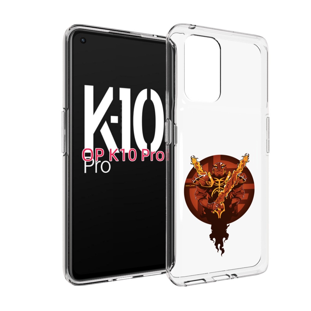 

Чехол MyPads ember spirit для OPPO K10 Pro, Прозрачный, Tocco